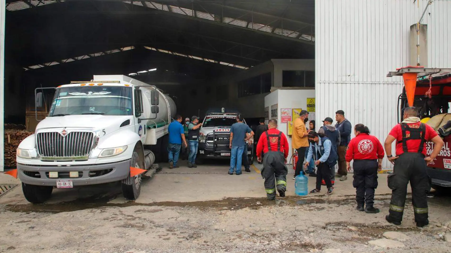 incendio de madereria en Cuautlancingo